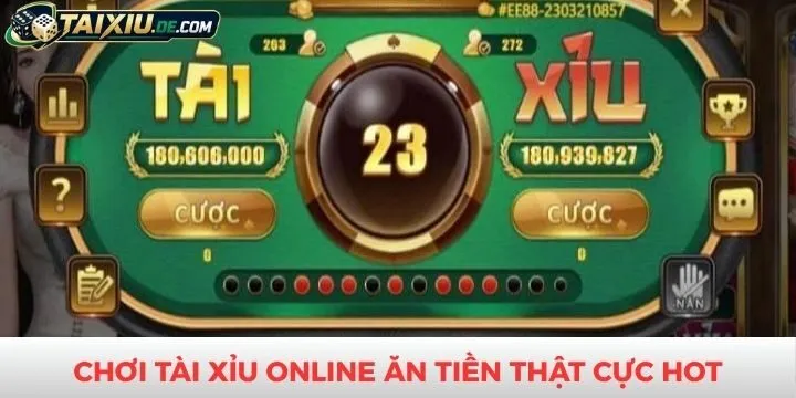 Tài xỉu online ăn tiền thật