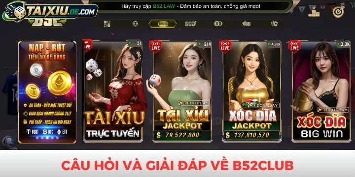 Những thắc mắc liên quan đến sân chơi B52Club