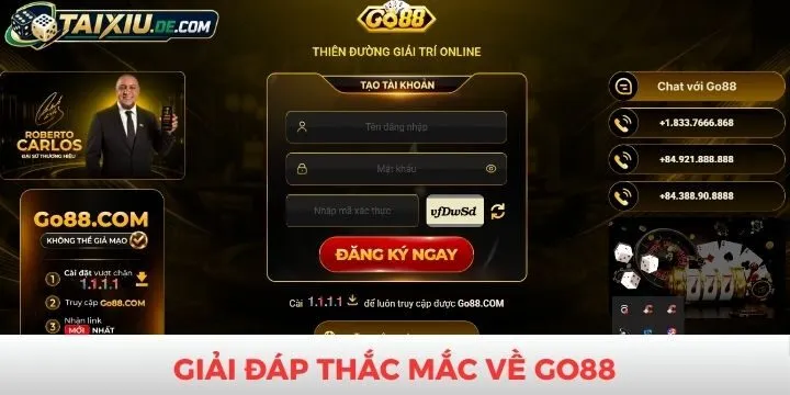 Giải đáp thắc mắc khi tham gia cá cược tại Go88