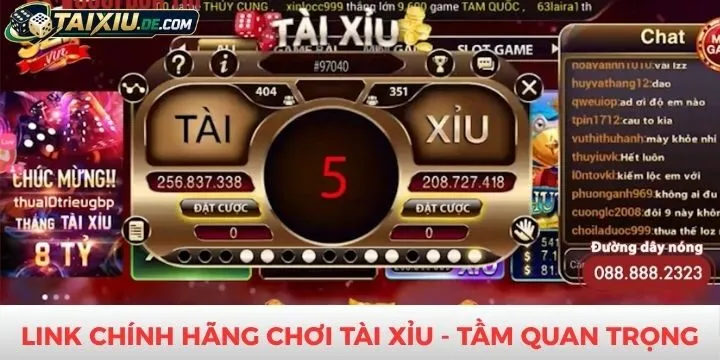 Ưu điểm đặc biệt chỉ có tại link chính hãng chơi tài xỉu 