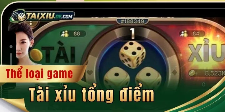 the loai tai xiu tong diem