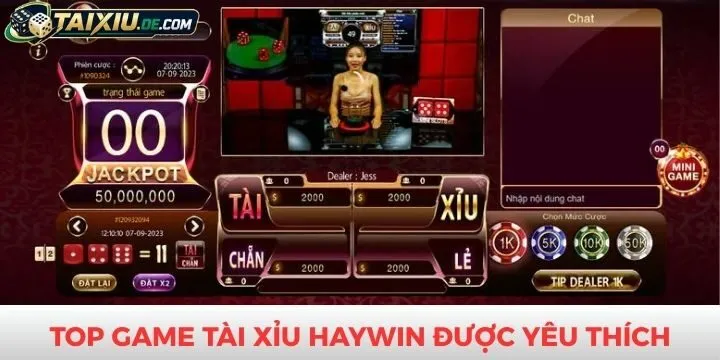 Những phiên bản tài xỉu nên thử tại Haywin